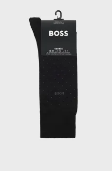 Мужские черные носки в горошек Черный 41-42 BOSS 50469996;001