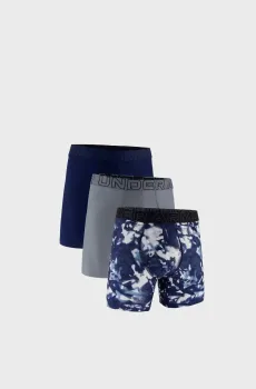 Мужские боксеры (3 шт) UA PERFORMANCE TECH - NOVELTY 6 3pk Разноцветный XL Under Armour 1383879-408