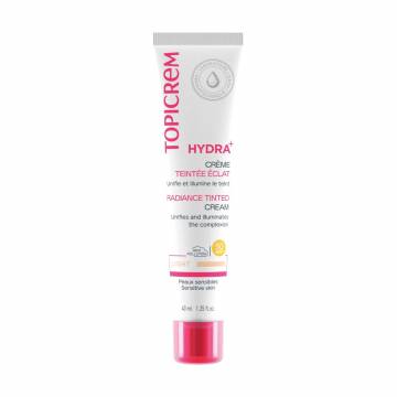 Тональный крем для лица Topicrem Hydra+ Radiance Tinted Cream SPF 50 с эффектом сияния, Light, 40 мл Тональный крем для лица Topicrem Hydra+ Radiance Tinted Cream SPF 50 с эффектом сияния, Light, 40 мл