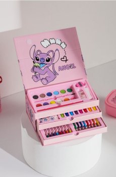 Набір шкільного приладдя 52 pack Lilo & Stitch - рожевий