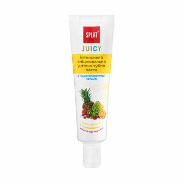 Уценка! Детская зубная паста SPLAT Juicy Интенсивно укрепляющая, Тутти-Фрутти, 35 мл