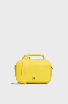 Женская желтая сумка ICONIC TOMMY CAMERA BAG Желтый ONESIZE Tommy Hilfiger AW0AW15689