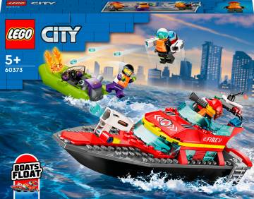 Конструктор LEGO City Човен пожежної бригади (60373) Конструктор LEGO City Човен пожежної бригади (60373)
