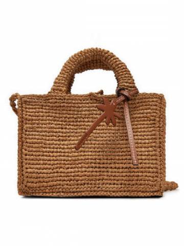 Manebi Сумка Handcrafted Raffia Sunset Bag Mini V 2.2 CO Бежевий Manebi Сумка Handcrafted Raffia Sunset Bag Mini V 2.2 CO Бежевий
