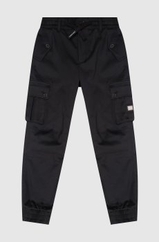 Детские черные джоггеры