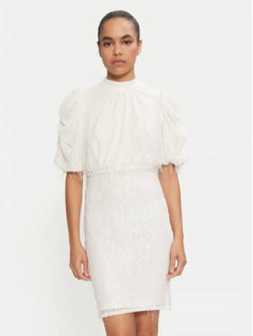 YAS Коктейльна сукня Elza 26035567 Écru Regular Fit YAS Коктейльна сукня Elza 26035567 Écru Regular Fit