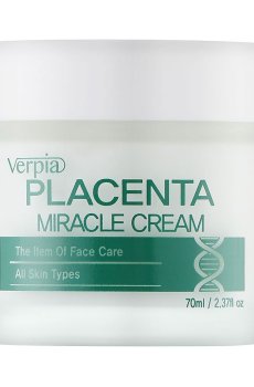 Восстанавливающий крем для лица Juno Verpia Placenta Miracle Cream, 70 мл