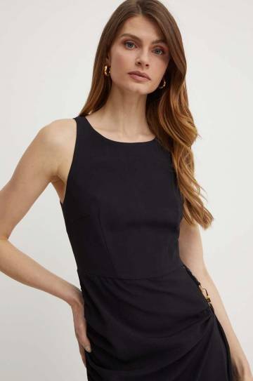 Платье Elisabetta Franchi цвет чёрный mini облегающее AB58742E2 Платье Elisabetta Franchi цвет чёрный mini облегающее AB58742E2