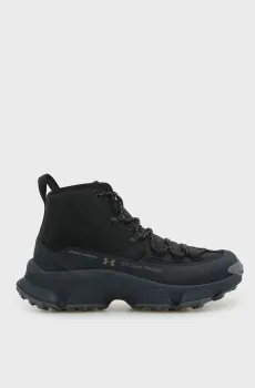 Мужские черные кожаные хайтопы Charged Expanse Mid LTHR WP Черный 9 Under Armour 6010410-001