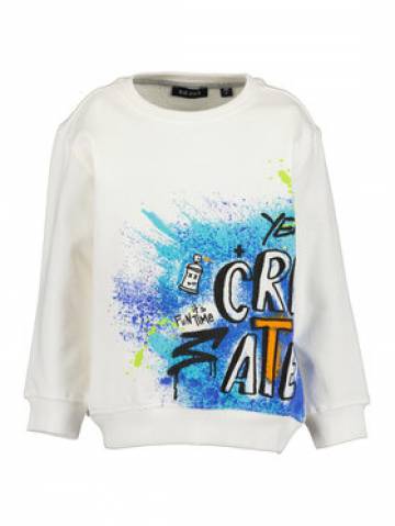 Blue Seven Світшот 864708 X Білий Regular Fit Blue Seven Світшот 864708 X Білий Regular Fit