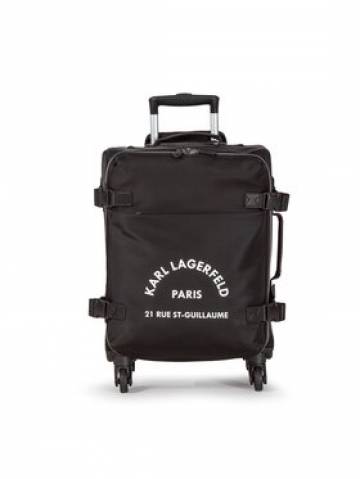 KARL LAGERFELD Салонна валіза 225W3022 Чорний KARL LAGERFELD Салонна валіза 225W3022 Чорний