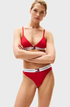 Женские красные трусики CLASSIC THONG Красный XS Tommy Hilfiger UW0UW06039
