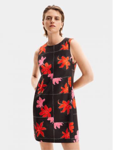 Desigual Літня сукня Houston 24SWVW01 Чорний Regular Fit Desigual Літня сукня Houston 24SWVW01 Чорний Regular Fit