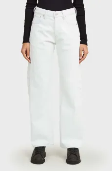 Женские белые джинсы Bowey 3D Boyfriend Wmn Белый 28-32 G-Star RAW D25372,D436