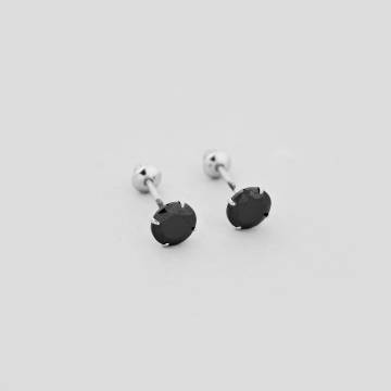 Серебряные серьги Minimal 520207/1ч Серебряные серьги Minimal 520207/1ч