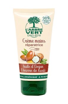 Восстанавливающий крем для рук LArbre Vert Hand Cream с аргановым маслом, 75 мл