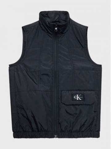 Calvin Klein Jeans Жилет Badge Vest IB0IB01655 Чорний Regular Fit Calvin Klein Jeans Жилет Badge Vest IB0IB01655 Чорний Regular Fit