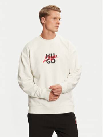 Hugo Світшот Dlongny 50521081 Écru Relaxed Fit Hugo Світшот Dlongny 50521081 Écru Relaxed Fit