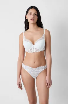 Женские белые трусики-танга DREAM Белый S Etam 6551717