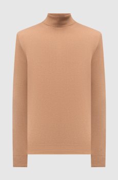 Коричневый гольф из кашемира