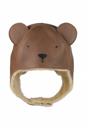 Детская шапка Donsje Kapi Classic Hat Bear цвет коричневый 6020001 Детская шапка Donsje Kapi Classic Hat Bear цвет коричневый 6020001