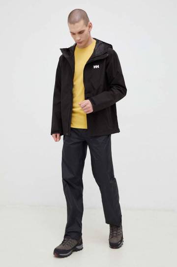 Противодождевая куртка Helly Hansen Portland мужская цвет чёрный Противодождевая куртка Helly Hansen Portland мужская цвет чёрный
