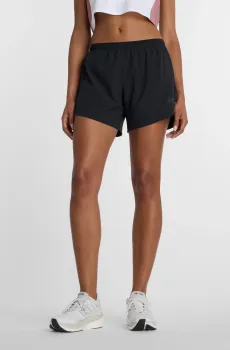 Женские черные шорты RC Essential 5 Черный S New Balance WB6194E0BK