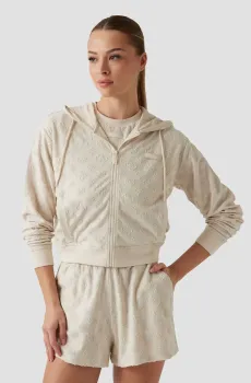 Женское бежевое худи Бежевый L Guess V5GQ00.KCT02;FNFN