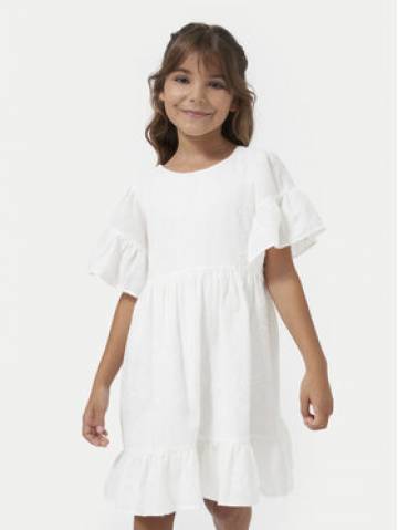 Mayoral Літня сукня 6950 Білий Relaxed Fit