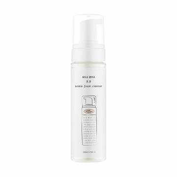 Мягкая кислотная очищающая пенка для лица What a skin Mild BHA 5.5 Bubble Foam Cleanser, 200 мл Мягкая кислотная очищающая пенка для лица What a skin Mild BHA 5.5 Bubble Foam Cleanser, 200 мл