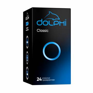 Презервативы Dolphi Classic Классические, 24 шт Презервативы Dolphi Classic Классические, 24 шт
