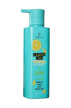 Кондиционер для волос Bogenia Lemon Oil Sea Salt Extract Professional Conditioner, 450 мл