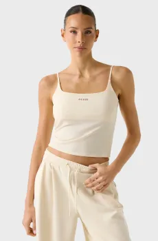 Женский белый топ Белый M Guess V6GP18.K3470;G047