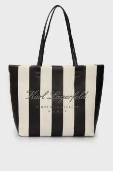 Женская сумка в полоску HOTEL KARL BEACH STRIPE TOTE Разноцветный ONESIZE Karl Lagerfeld 241W3962
