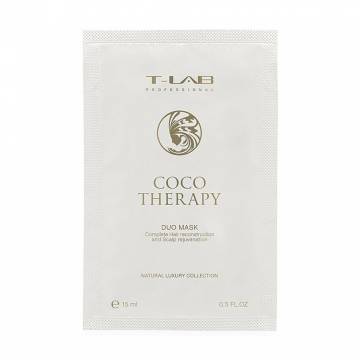 Маска для волос T-LAB Professional Coco Therapy Duo Mask, 15 мл Маска для волос T-LAB Professional Coco Therapy Duo Mask, 15 мл
