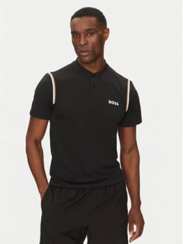 BOSS Поло Pariq 50534347 Чорний Slim Fit BOSS Поло Pariq 50534347 Чорний Slim Fit