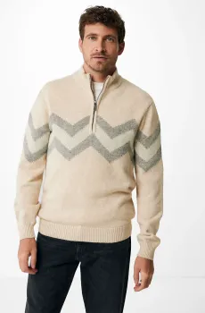 Мужская бежевая кофта Бежевый M Mexx MF006606943M