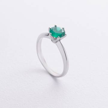 Серебряное кольцо с агатом 1851/1р-GRAG Серебряное кольцо с агатом 1851/1р-GRAG