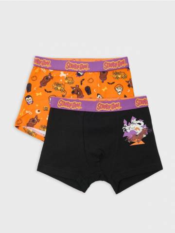 Боксери, 2 пари Scooby-Doo - різнобарвний Боксери, 2 пари Scooby-Doo - різнобарвний