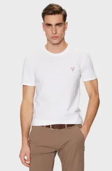 Мужская белая футболка Белый L Guess M2YI24.J1314;G011