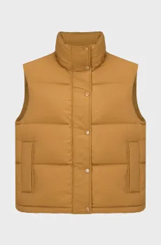 Женский горчичный пуховой жилет DOWN VEST Желтый M Gant 4700348