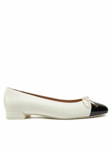 Stuart Weitzman Балетки Sleek Bow Flat SG888 Écru Stuart Weitzman Балетки Sleek Bow Flat SG888 Écru