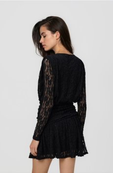 Reserved - Мереживна сукня - чорний - YT748-99X