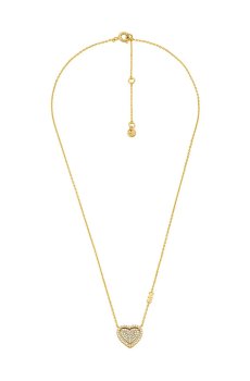 Колье и серьги из позолоченного серебра Michael Kors