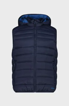 Мужской темно-синий жилет SNAPS HOOD 3M THINSULATE Синий 48 CMP 34K2777-00NU