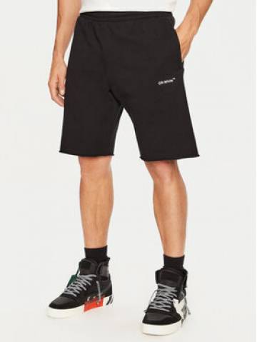 Off-White Спортивні шорти OMCI006S22FLE0151001 Чорний Regular Fit Off-White Спортивні шорти OMCI006S22FLE0151001 Чорний Regular Fit