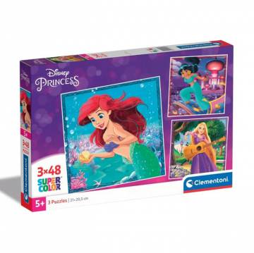 Пазлы 3 в 1 Clementoni Disney Princess, 21*20.5 см, от 5 лет, 144 элемента (25304) Пазлы 3 в 1 Clementoni Disney Princess, 21*20.5 см, от 5 лет, 144 элемента (25304)