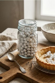 Керамічні кульки для випікання - білий