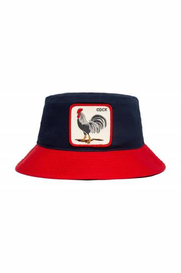 Шляпа Goorin Bros цвет синий хлопковый Шляпа Goorin Bros цвет синий хлопковый