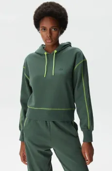 Женская зеленая толстовка Зеленый 34 Lacoste SF240303H